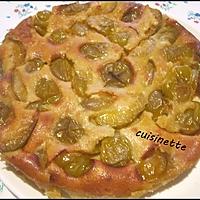 recette Clafoutis aux prunes quetsches.