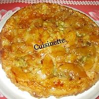 recette Tatin.pommes.rhubarbe.