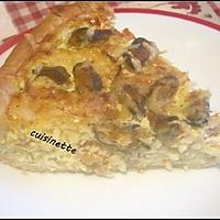 recette quiche ricotta aux crustacés,courgette.