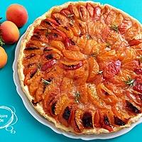 recette Tarte aux abricots au romarin