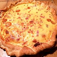 recette Tarte carotte lardons moutarde