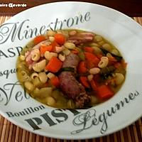 recette minestrone de légumes d'hiver au lard fumé