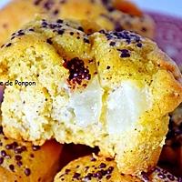 recette Muffin coeur aux dés de melon et perles de chocolat, sans beurre