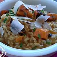 recette Risotto au potimarron et aux noisettes