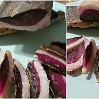 recette magrets de canard séchés maison sur salade d'endives au noix