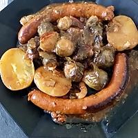 recette choux de bruxelles a la saucisse txistorra de porc