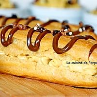 recette Eclair garni de crème à la confiture de lait Raffolé