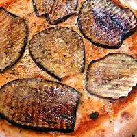 recette pizza au aubergine