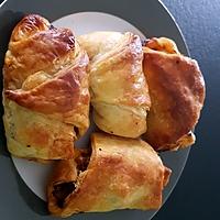 recette Croissant feuilleté à la viande hachée et carotte