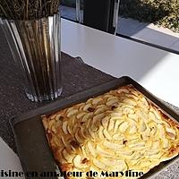 recette Tarte aux pommes à la crème d'amande