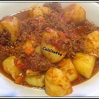 recette Pommes de terre à la bolognaise.