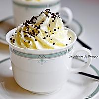 recette Riz au lait et à la confiture de lait cacao et noisettes comme un cappuccino...