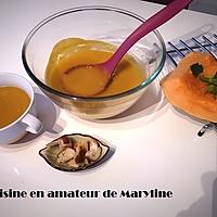 recette Soupe de potiron carottes