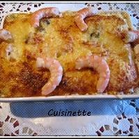 recette Quenelles de brochet aux moules,crevettes,gratinés.