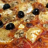 recette Pizza chèvre miel