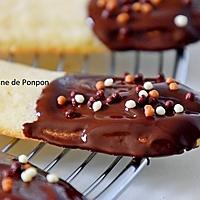 recette Langue de chat garnie de chocolat