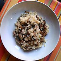 recette RISOTTO AUX CHAMPIGNONS