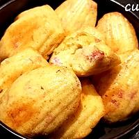 recette Madeleines lardons oignon et thym