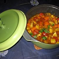 recette Cocotte de légumes façon tajine