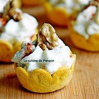 recette Amuse bouche à la crème de chou fleur et moutarde aux noix