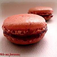 recette Macarons fourrés à la fraise