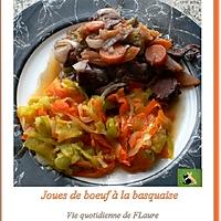 recette Joues de bœuf à la basquaise