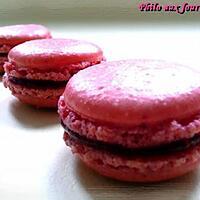 recette Macarons fourrés à la framboise