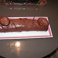 recette Buche rapide et facile au caramel