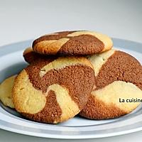 recette Biscuit chocolat vanille comme un tourbillon, sans oeuf