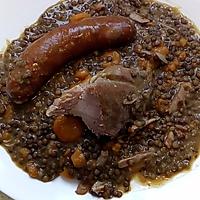 recette petit salé aux lentilles