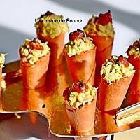 recette Amuse bouche cornet de tomate et salade de thon