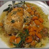 recette Coquelet aux carottes,cookéo.cuisinette.