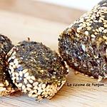 recette Barre aux pruneaux, amandes, noix de cajou et spiruline, sans cuisson, vegan