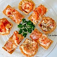 recette Amuse bouche au saumon fumé et crevettes, sans cuisson