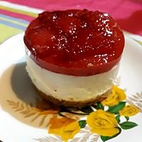 recette Cheesecake individuel à la fraise