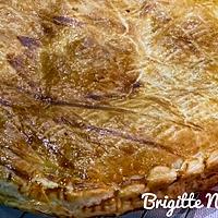 recette GALETTE FRANGIPANE A LA CRÈME PÂTISSIERE