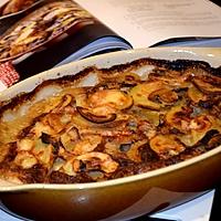 recette GRATIN DE POMMES DE TERRE & DE CHAMPIGNONS AU FONTINA D'AOSTA