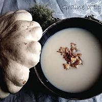 recette VELOUTE DE PÂTISSON AU LAIT