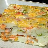 recette Quiche au saumon sans pâte