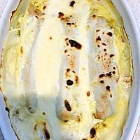 recette gratin se sole sur lit poireaux carotte