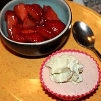 recette Parfait aux fraises