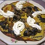 recette Omelette sucrée.aux pruneaux,Chantilly.