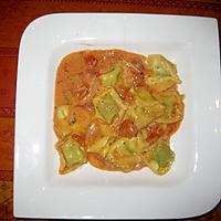 recette tortellini ricotta épinard à la sauce tomate crémeuse