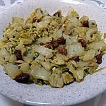 recette Chou blanc à l'indienne