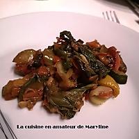 recette Poêlée de cresson, chou patchoï, courgettes