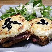 recette Croque-Monsieur au Jambon Truffé, Sauce Mornay