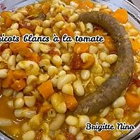 recette HARICOTS BLANCS A LA TOMATE AU COOKEO