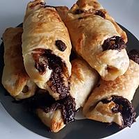 recette Croissants pomme banane chocolat