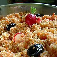 recette Taboulé de Quinoa aux poivrons et radis.