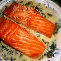 recette Pavé de saumon a l oseille